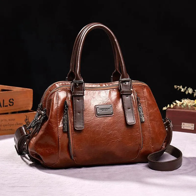 Statement Leather Tote Bag
