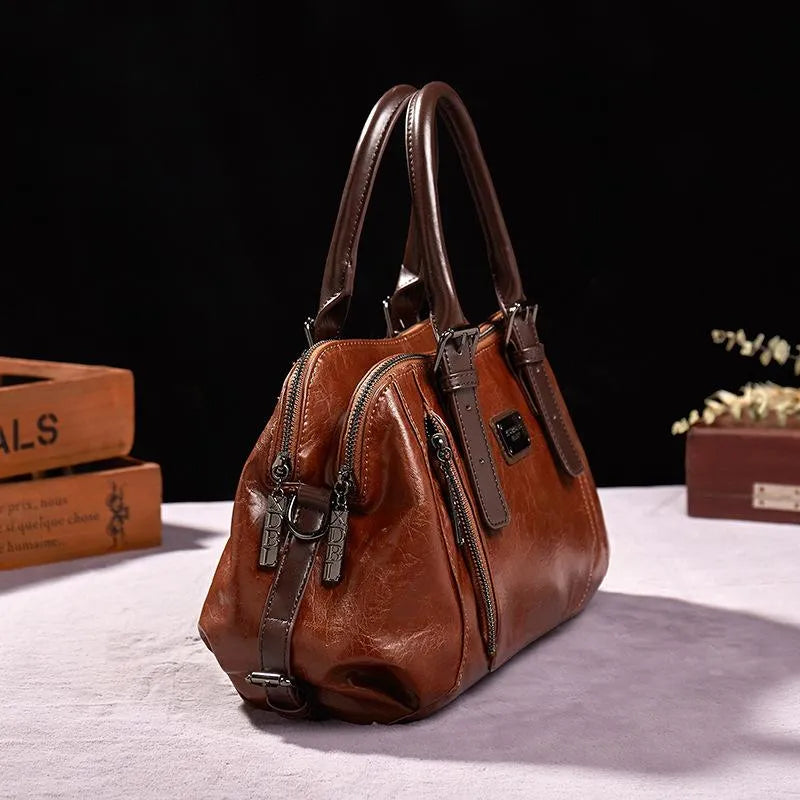 Statement Leather Tote Bag